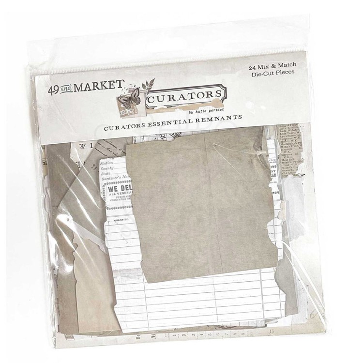 Ozdoby papierowe Curators Essential Remnants 24 sztuki C-36684 49 and Market