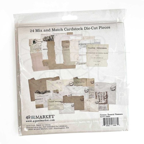 Ozdoby papierowe Curators Essential Remnants 24 sztuki C-36684 49 and Market
