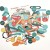 Ozdoby tekturowe die-cuts ARToptions Alena - Chipboard Set 61 sztuk AA-37353 49 and Market