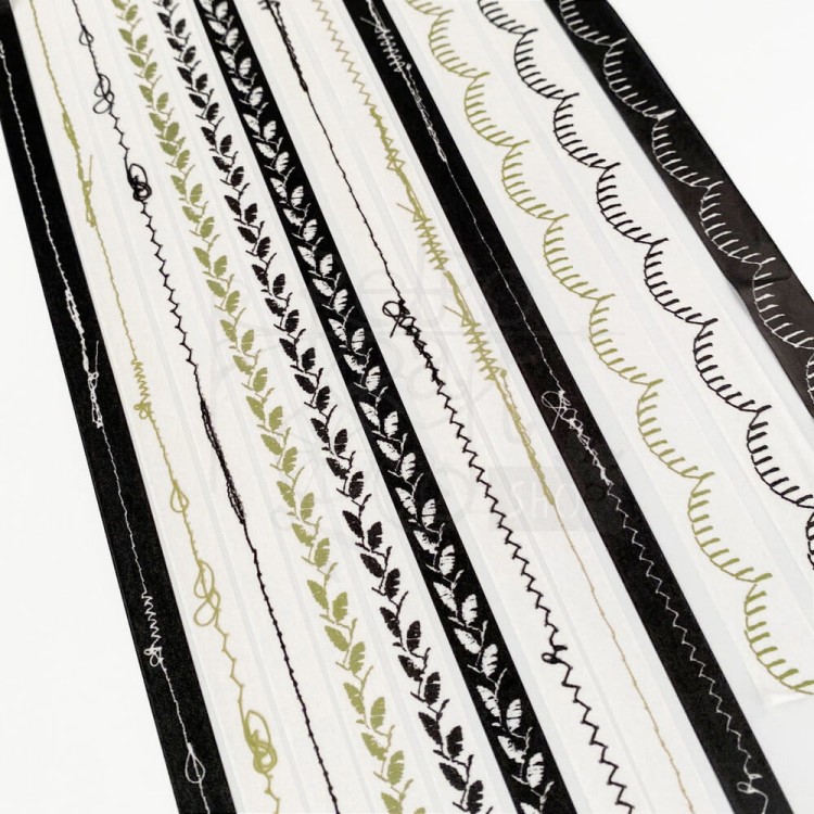 Zestaw taśm washi Curators Assorted Stitch Washi Tape Set 12 rolek C-35632 49 and Market