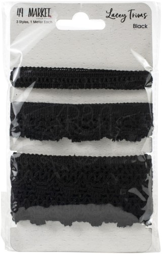 Koronki czarne Lacey Trims Black 3x1m 49LT-89180 49 and Market