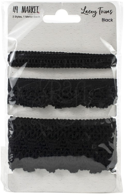 Koronki czarne Lacey Trims Black 3x1m 49LT-89180 49 and Market