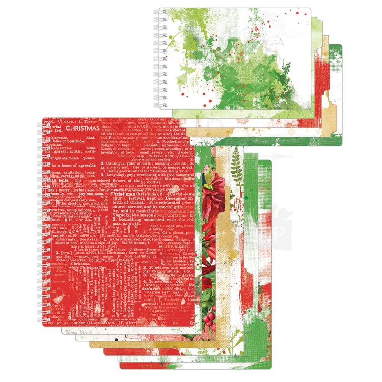 Zestaw notesy spiralne Christmas Spectacular Collection - Spiral Notebook Set 2 sztuki CS23-24500 49 and Market