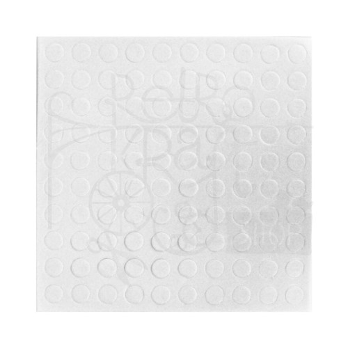 Kostka dystansowa z klejem 3D okrągła 6mm 100szt