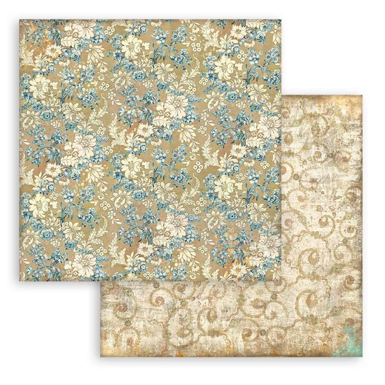 Zestaw papierów do scrapbookingu 20x20 Christmas Greetings Backgrounds Tła SBBS87 Stamperia
