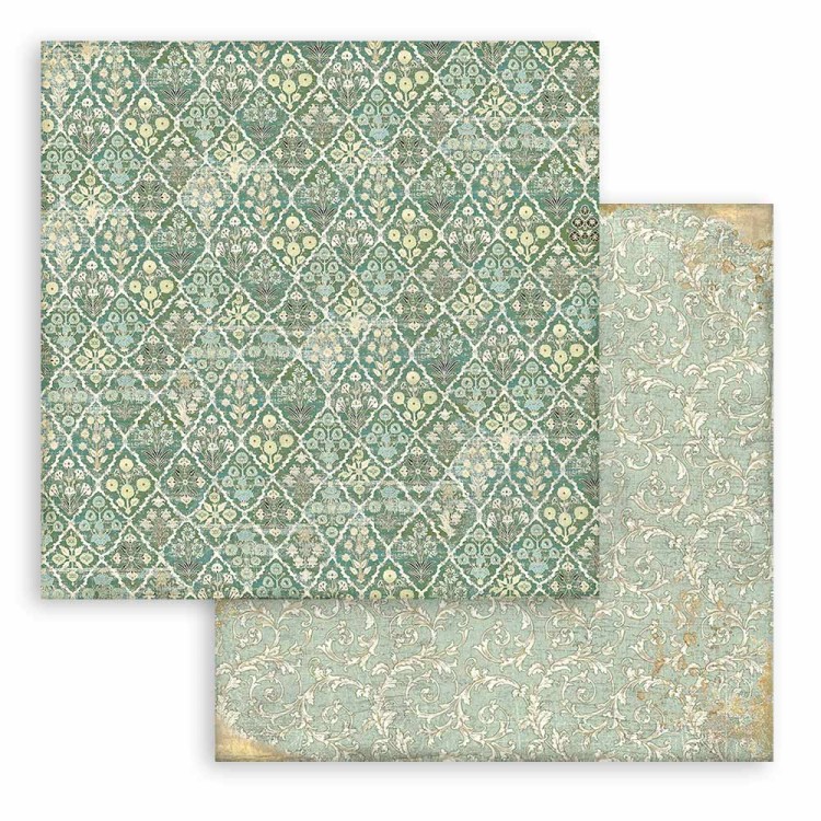 Zestaw papierów do scrapbookingu 20x20 Christmas Greetings Backgrounds Tła SBBS87 Stamperia