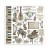 Zestaw papierów do scrapbookingu 20x20 Music SBBS118 Stamperia