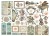 Ozdoby kształty tekturowe Die Cuts Music DFLDC108 Stamperia