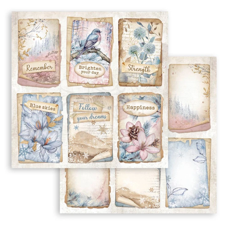 Zestaw papierów do scrapbookingu 20x20 Dewdrops SBBS119 Stamperia