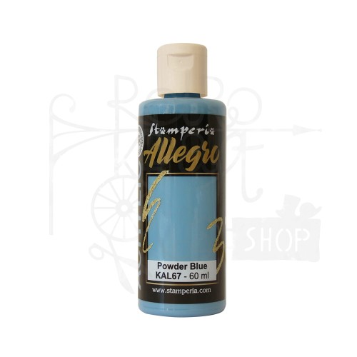 Farba akrylowa Allegro Powder Blue niebieski pudrowy 60ml KAL67 Stamperia