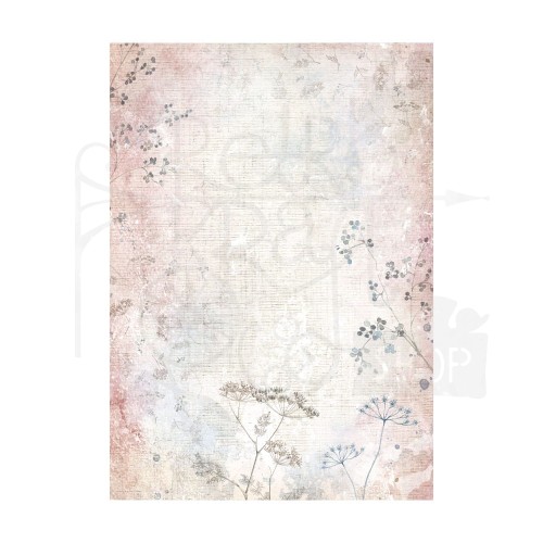 Papier ryżowy A6 Dewdrops Tła DFSAK6034 Stamperia