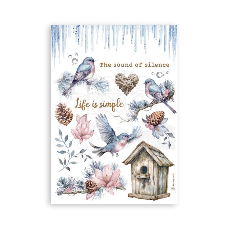 Papier washi A5 Dewdrops SBW13 Stamperia