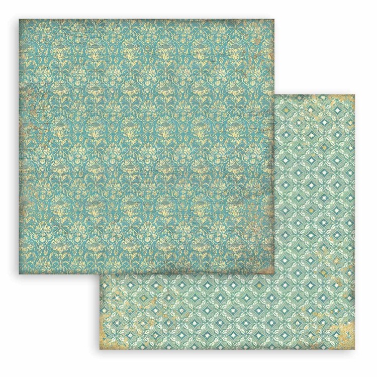 Zestaw papierów do scrapbookingu 30x30 Christmas Greetings Backgrounds Tła SBBL138 Stamperia