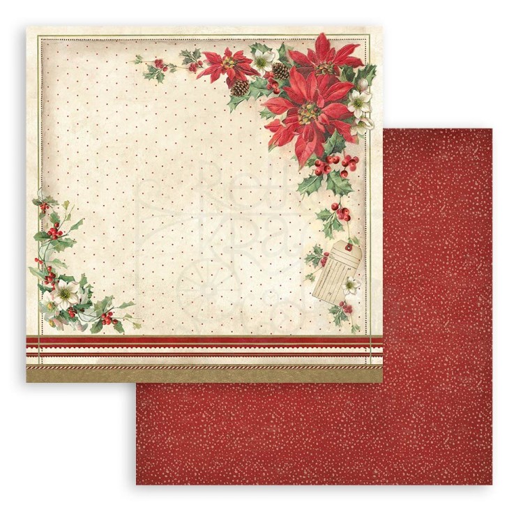 Zestaw papierów do scrapbookingu 30x30 Classic Christmas SBBL74 Stamperia