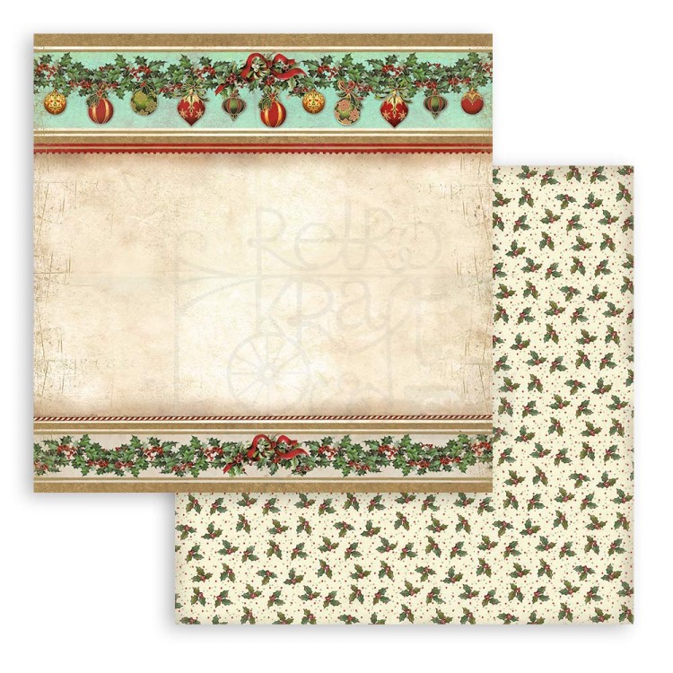Zestaw papierów do scrapbookingu 30x30 Classic Christmas SBBL74 Stamperia