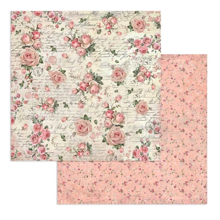 Zestaw papierów do scrapbookingu 30x30 Pink Christmas SBBL73 Stamperia
