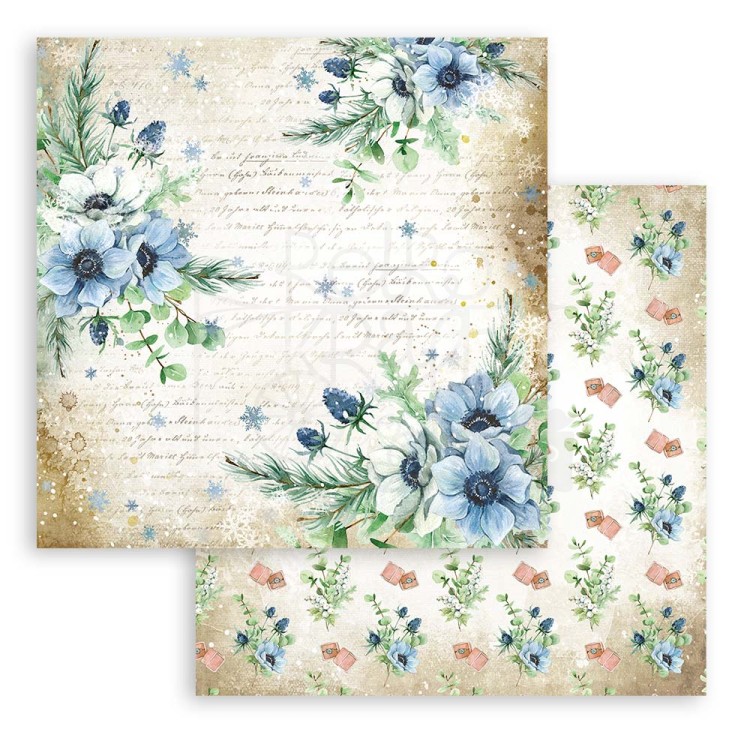 Zestaw papierów do scrapbookingu 30x30 Cozy Winter SBBL120 Stamperia