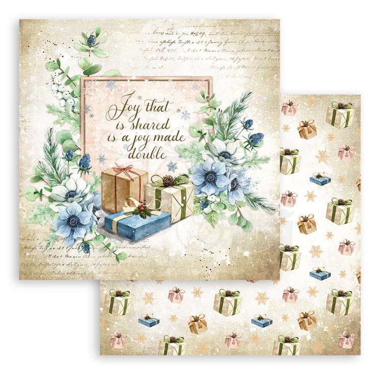 Zestaw papierów do scrapbookingu 30x30 Cozy Winter SBBL120 Stamperia