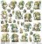 Papier 30x30 elementy do wycięcia Gnomes 2 ScrapAndMe