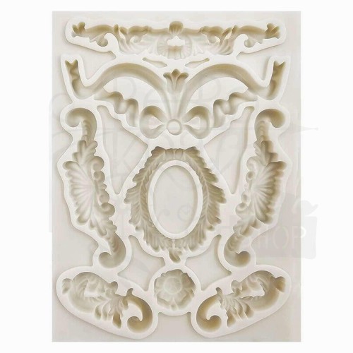 Foremka silikonowa 12 ornamentów 13.3x9.9cm MZ0037 Pentart