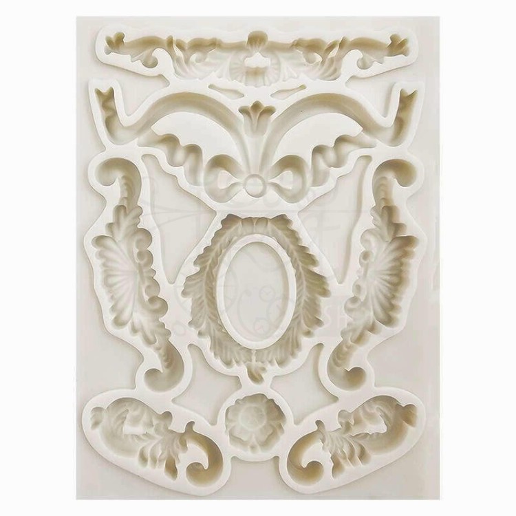 Foremka silikonowa 12 ornamentów 13.3x9.9cm MZ0037 Pentart