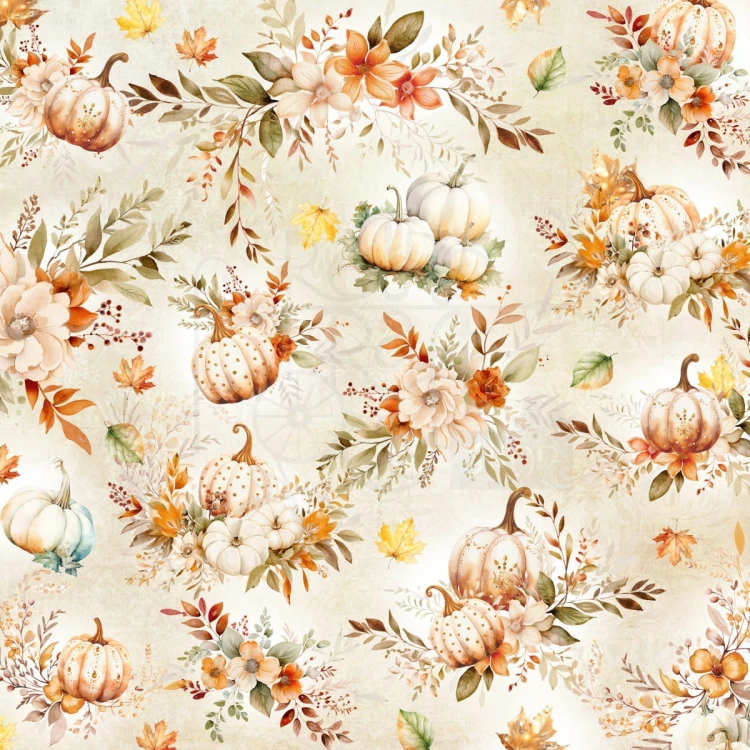 Papier do scrapbookingu 30x30 Beary Cozy Harvest Time MP-61473 Memory Place