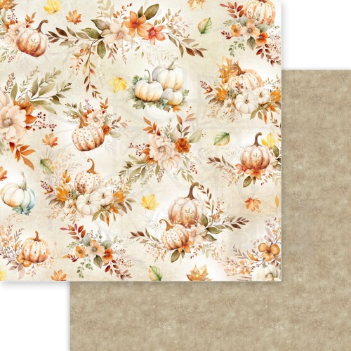 Papier do scrapbookingu 30x30 Beary Cozy Harvest Time MP-61473 Memory Place