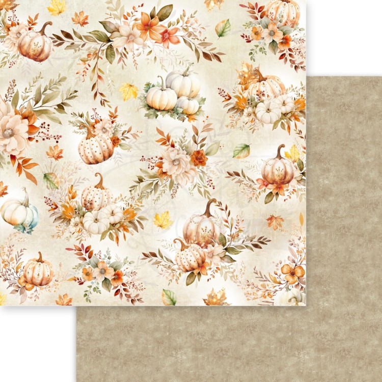 Papier do scrapbookingu 30x30 Beary Cozy Harvest Time MP-61473 Memory Place