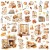 Papier do scrapbookingu 30x30 Beary Cozy Autumn Leaves MP-61475 Memory Place