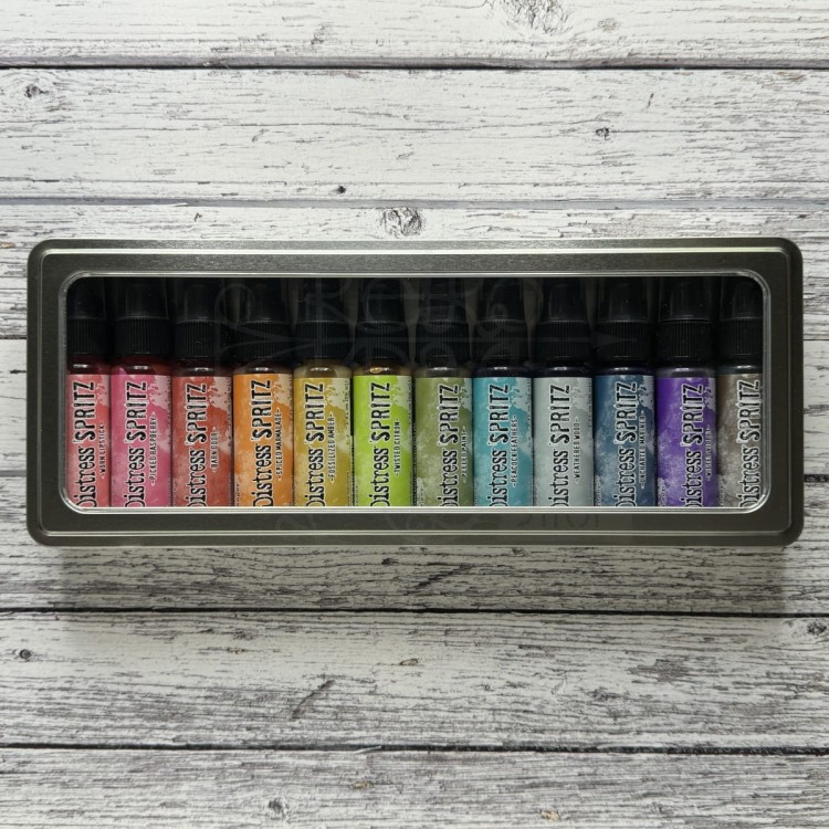 Puszka pudełko na tusze Tim Holtz Distress Spritz - Storage Tin TDA87014 Ranger