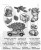 Stempel gumowy kauczukowy Home for Christmas CMS498 Tim Holtz Stampers Anonymous