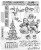 Stempel gumowy kauczukowy Santa Visit CMS500 Tim Holtz Stampers Anonymous