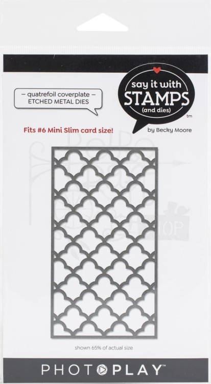 Wykrojnik Tło #6 Quatrefoil Coverplate SIS2698 PhotoPlay