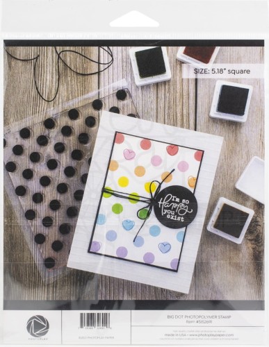 Stempel akrylowy Say It With Stamp - Big Dot Background kropki SIS2691 PhotoPlay