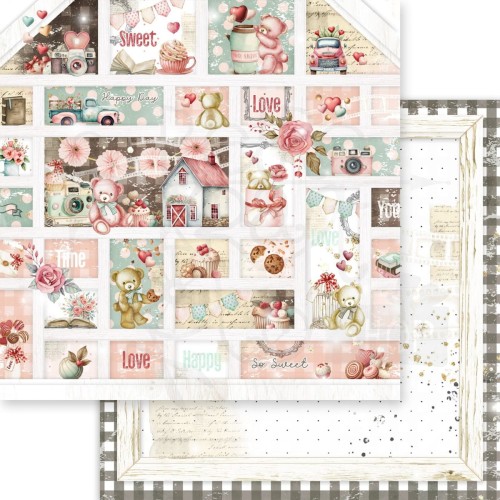 Papier do scrapbookingu 30x30 Beary Sweet Sweet Little Things MP-61217 Memory Place