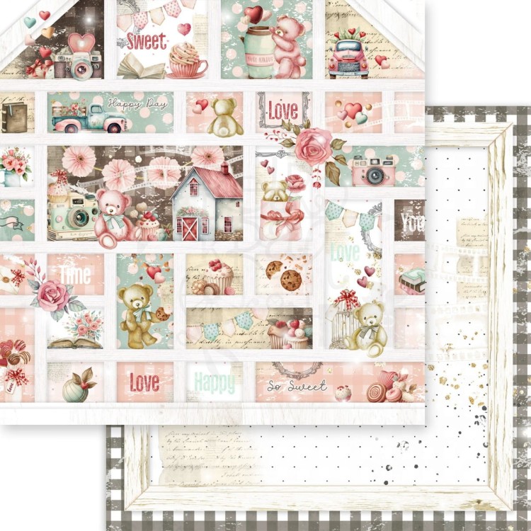Papier do scrapbookingu 30x30 Beary Sweet Sweet Little Things MP-61217 Memory Place