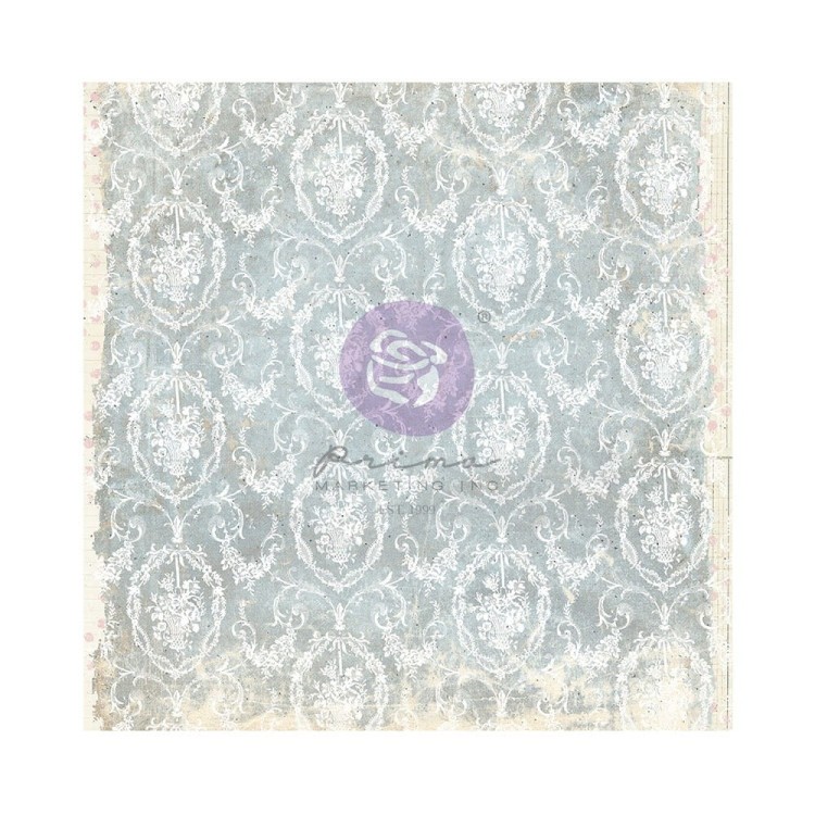 Papier do scrapbookingu 30x30 French Blue By Frank Garcia Always 999759 Prima