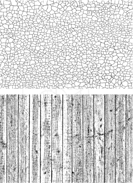 Stempel gumowy kauczukowy Craze &amp; Planks CMS344 Tim Holtz Stampers Anonymous