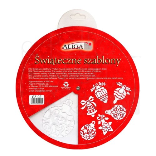 Szablony świąteczne #1 25cm SZ-02 Aliga