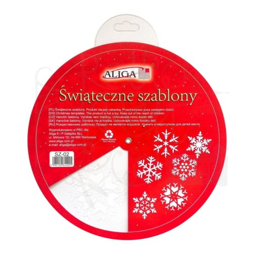 Szablony świąteczne #2 25cm Aliga