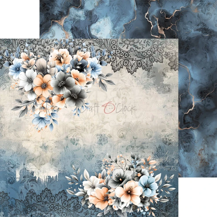 Zestaw papierów do scrapbookingu 20x20 Nighttime Chill CC-C71-NC-07 Craft O'Clock