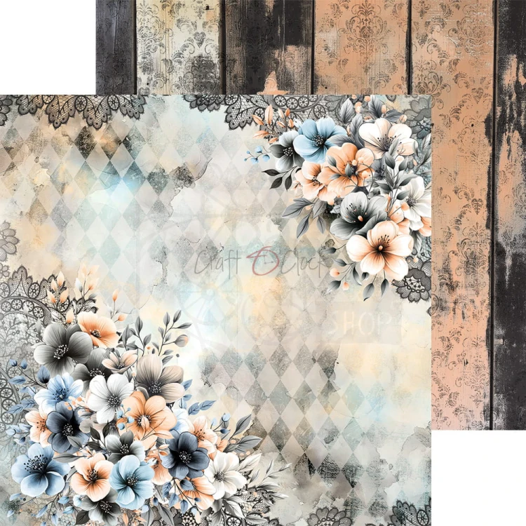 Zestaw papierów do scrapbookingu 20x20 Nighttime Chill CC-C71-NC-07 Craft O'Clock