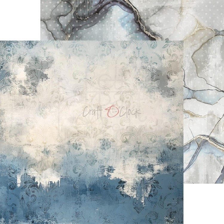 Zestaw papierów do scrapbookingu 20x20 Nighttime Chill Basic CC-C71-NC-08 Craft O'Clock