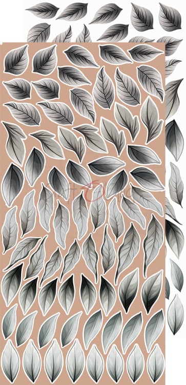 Zestaw dodatków 15x30 Nighttime Chill Flowers CC-C71-NC-11 Craft O'Clock