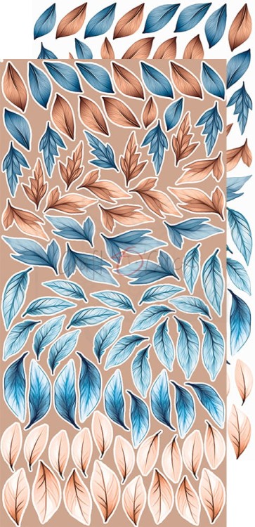 Zestaw dodatków 15x30 Nighttime Chill Flowers CC-C71-NC-11 Craft O'Clock