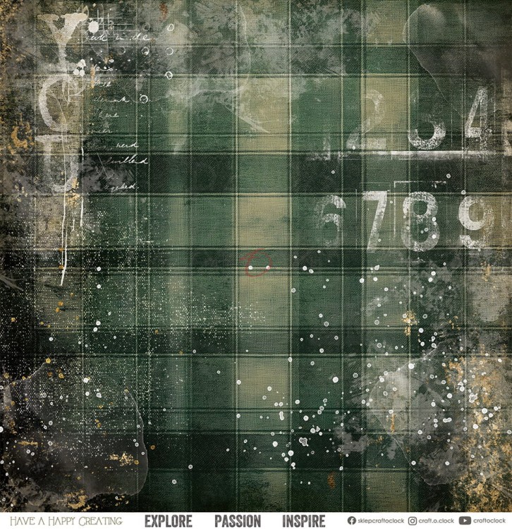 Zestaw papierów do scrapbookingu 30x30 The November Man CC-F37-NM-00 Craft O'Clock