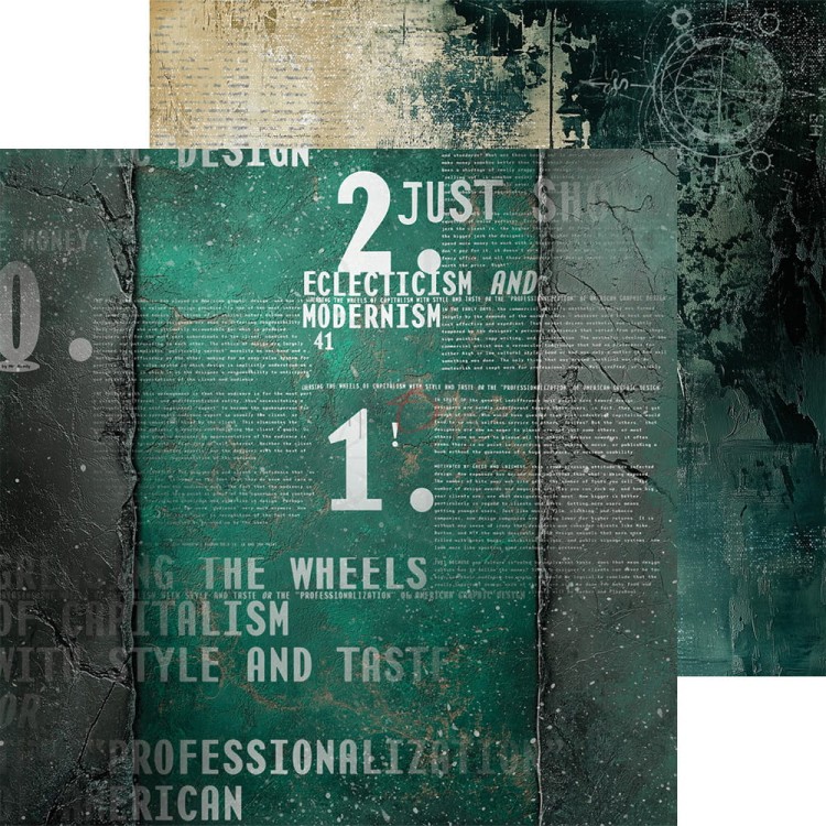 Zestaw papierów do scrapbookingu 20x20 The November Man CC-F37-NM-07 Craft O'Clock