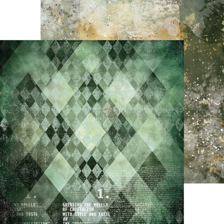 Zestaw papierów do scrapbookingu 20x20 The November Man Basic CC-F37-NM-08 Craft O'Clock