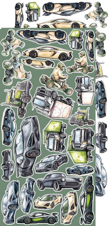 Zestaw dodatków 15x30 The November Man Hobby Man CC-F37-NM-11 Craft O'Clock