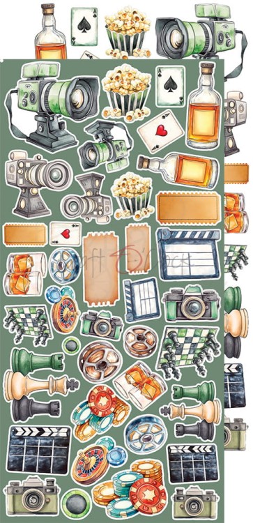 Zestaw dodatków 15x30 The November Man Hobby Man CC-F37-NM-11 Craft O'Clock